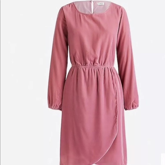 j crew velvet dress